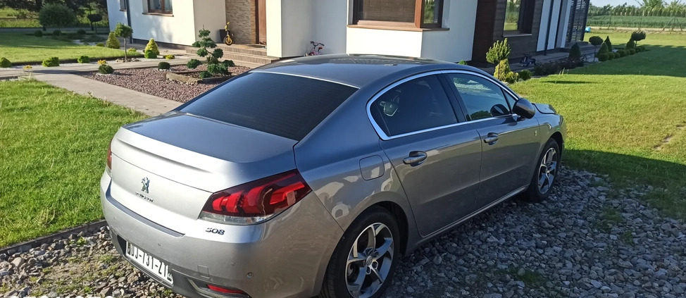 Peugeot 508 cena 31900 przebieg: 230000, rok produkcji 2014 z Rawicz małe 277